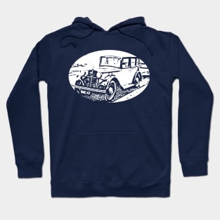 Morris 10-4 vintage British classic car (white) Hoodie